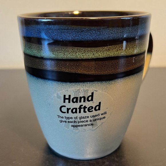 Set of 2 PFALTZGRAFF Galaxy Blue Handcrafted Stoneware Mugs with Reactive Glaze - Picture 2 of 7